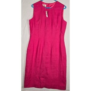 Talbots‎ NWT Women's Pink Sleeveless Knee Length Career Dress